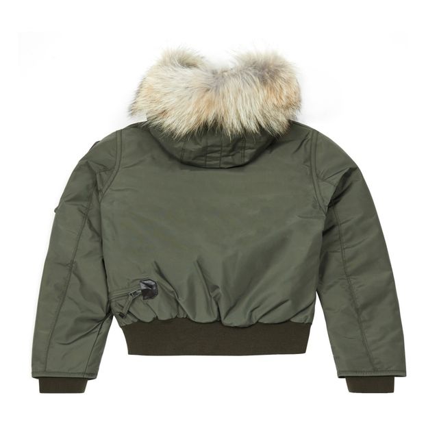 Gobi Boy Fur Lined Baseball Jacket-product