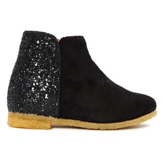 Emile et Ida Stiefeletten aus Leder mit Pailletten Ida -listing