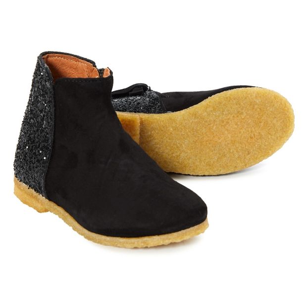 Ida Sequined Leather Boots -product