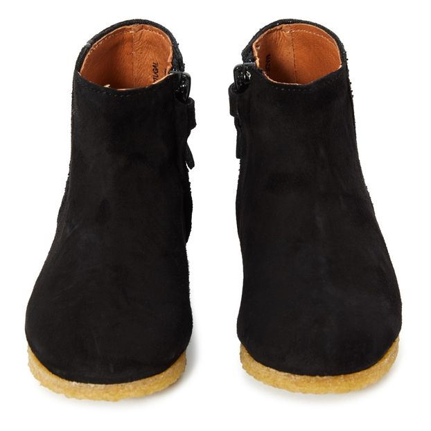 Boots Cuir Chèvre Velours Paillettes Ida-product
