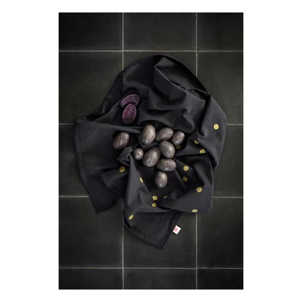 Tovagliolo a pois oro 50x80 cm-product