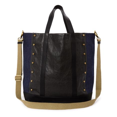 Two-fabric Big Tote Bag -product