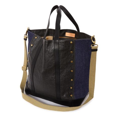 Two-fabric Big Tote Bag -product