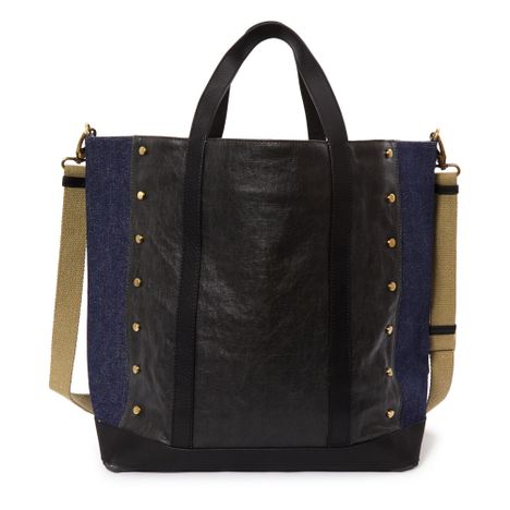 Two-fabric Big Tote Bag -product