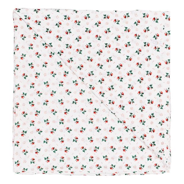 Parure de lit en coton imprimé Fleurs dorées-product
