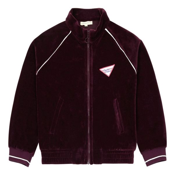 Electric Dreams Velvet Zip-Up Sweatshirt-product