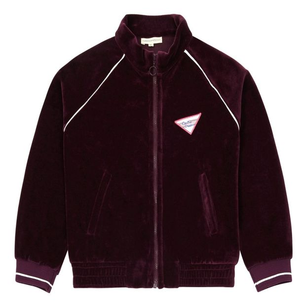 Electric Dreams Velvet Zip-Up Sweatshirt-product