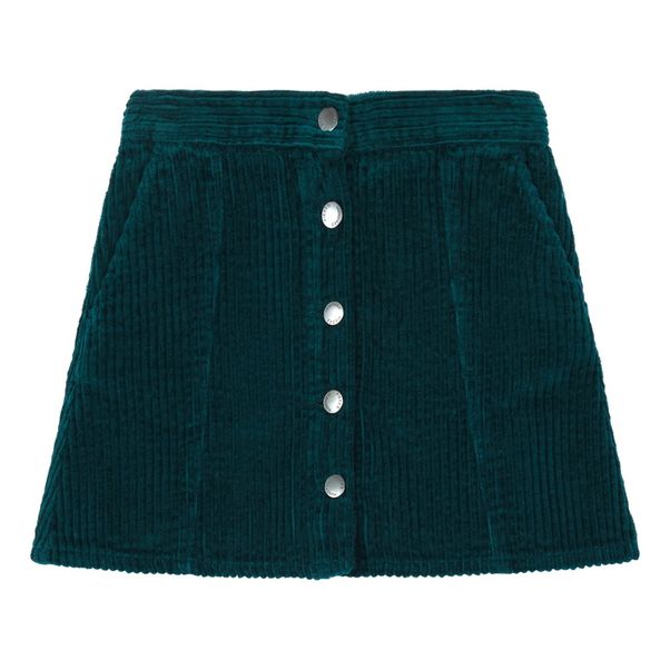 Ribbed Velvet Trapeze Skirt-product