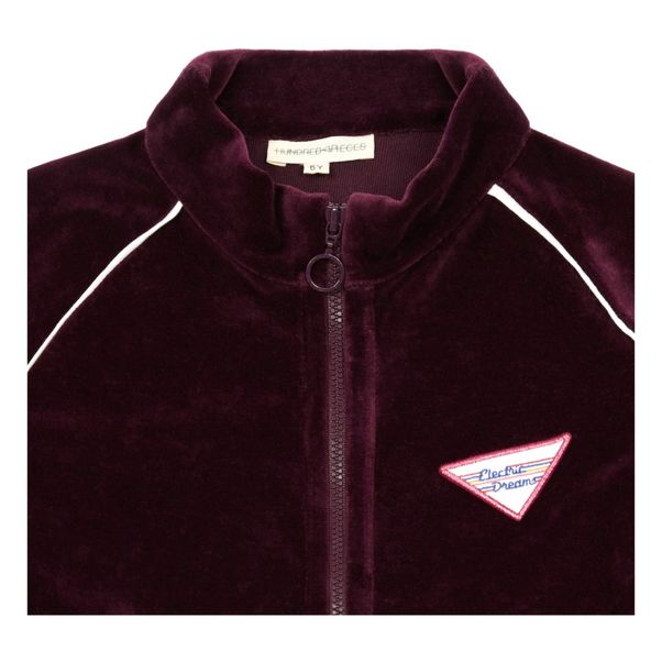 Electric Dreams Velvet Zip-Up Sweatshirt-product