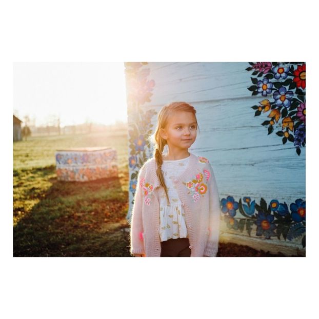 Cardigan Alpaga et Laine Velika-product
