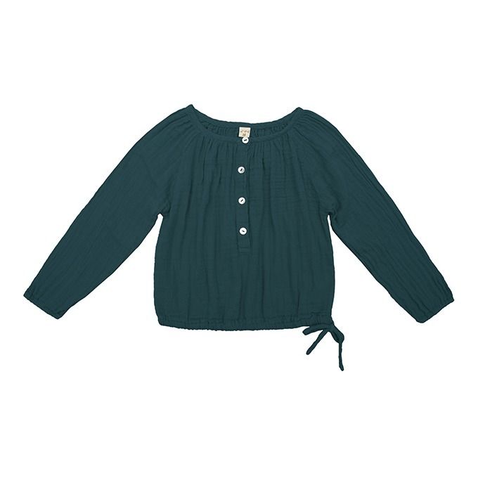 Blusa Naia | Teal Blue S022- Imagen del producto n°0