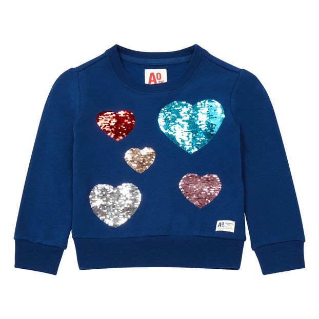 Sweat Sequins Cœurs-product