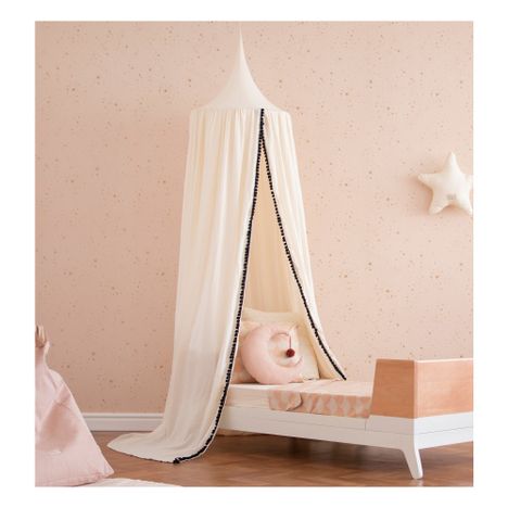 Ciel de lit Amour Pompom en coton bio-product