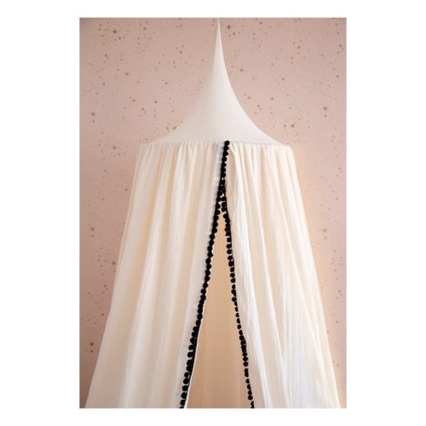 Ciel de lit Amour Pompom en coton bio-product