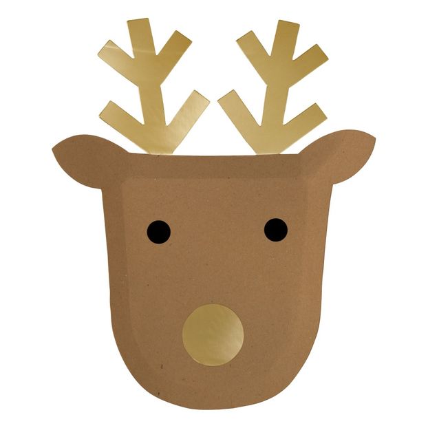 Raindeer Plate - Set of 8-product