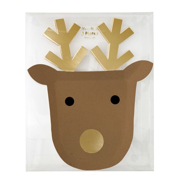 Raindeer Plate - Set of 8-product