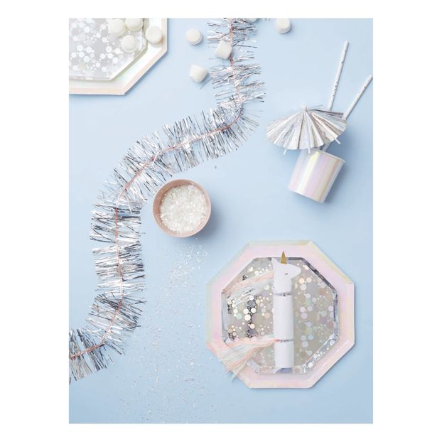 Petits gobelets en carton holographique - Set de 8-product