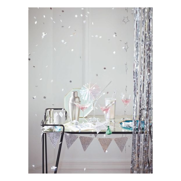Holographic Silver Cups - Set of 8-product