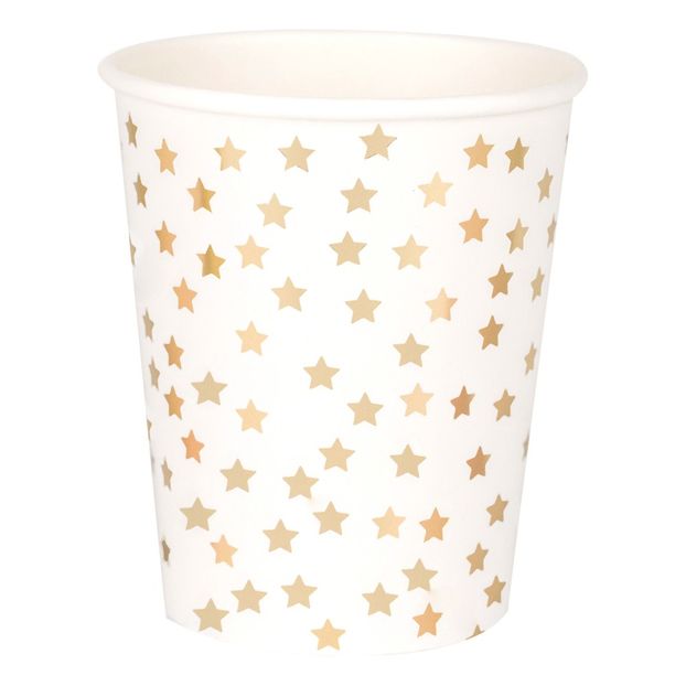 Gold Stars Cups - Pack of 8-product