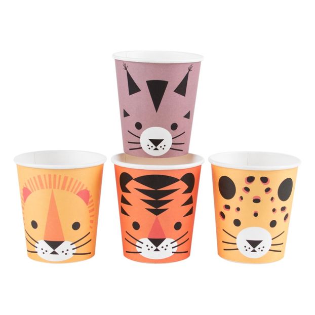 Big Cats Cups - Lot of 8-product