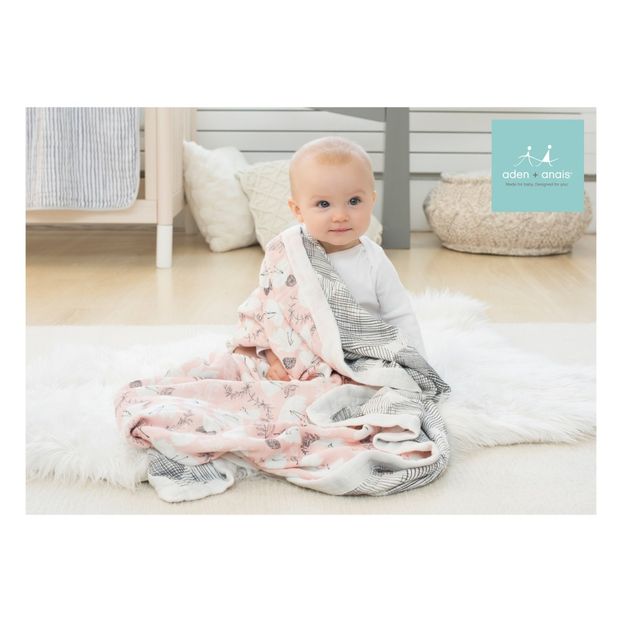Couverture des rêves 120x120 cm en viscose de bambou Pretty petals-product