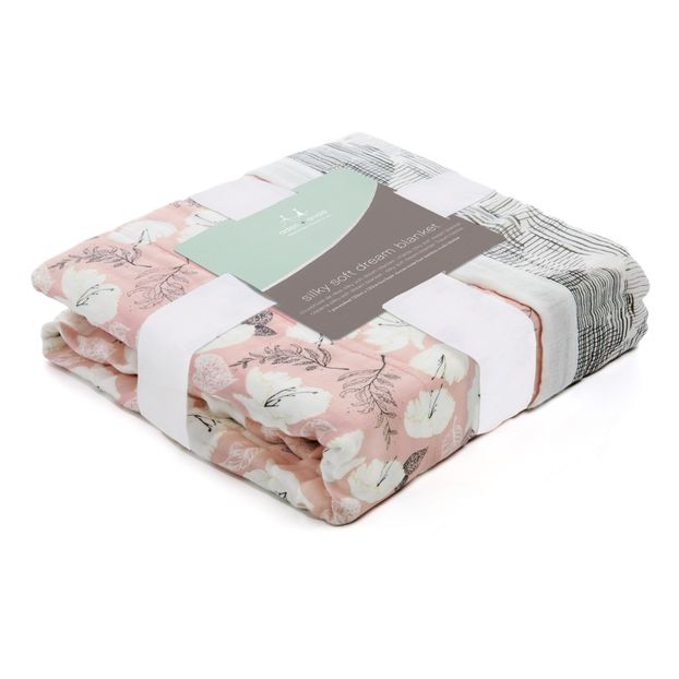 Couverture des rêves 120x120 cm en viscose de bambou Pretty petals-product