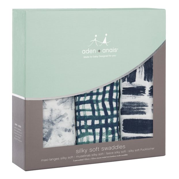 Maxi-langes 120x120 cm en viscose de bambou Seaport - Pack de 3-product
