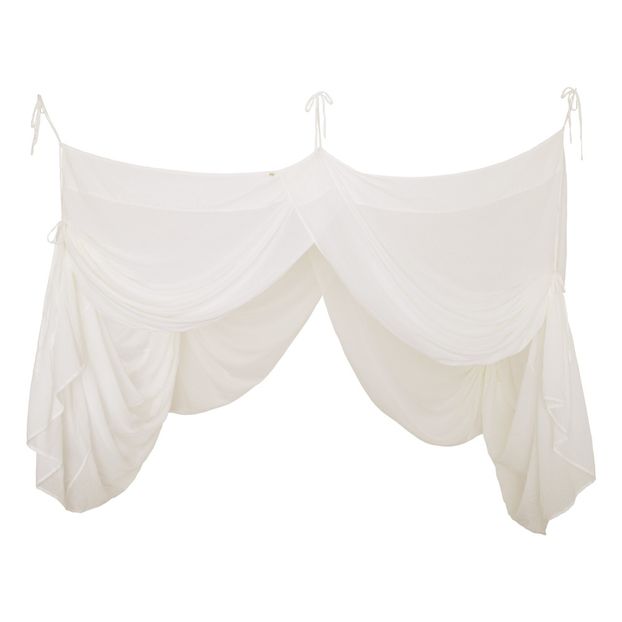Ciel de lit baldaquin double en coton bio-product