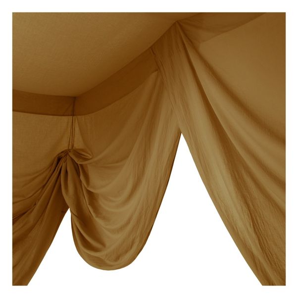 Ciel de lit baldaquin double en coton bio-product