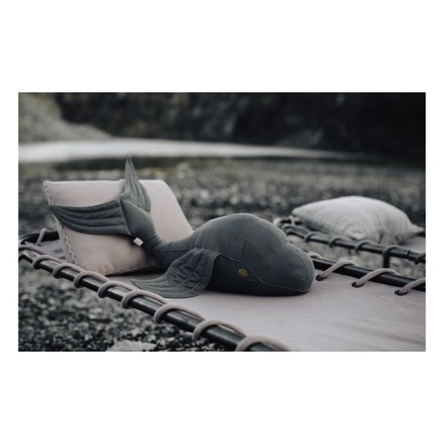 Whale Organic Cotton Cushion -product