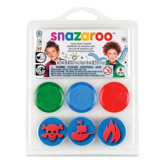 Face Paint Stamps - Pirates, 3 pieces -product