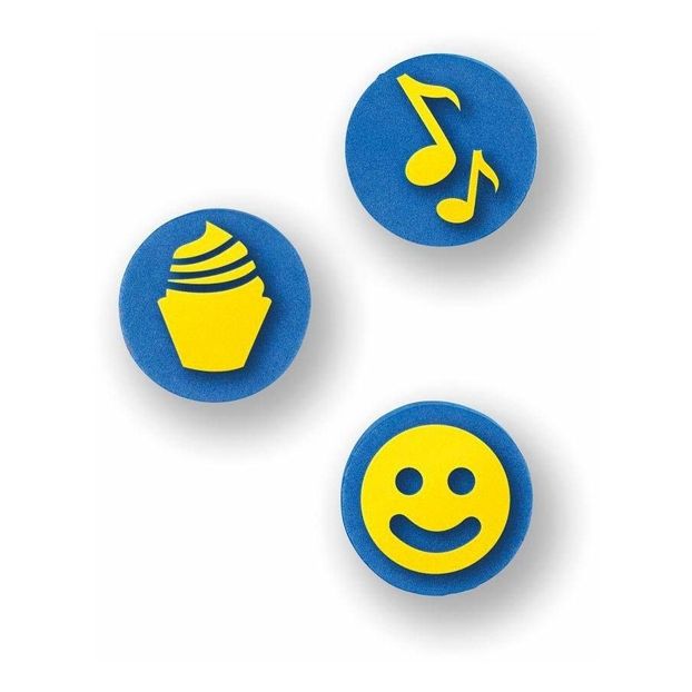 Face Paint Stamps - Birthday, 3 pieces -product