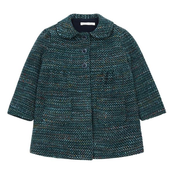 Manteau Col Claudine Moucheté-product