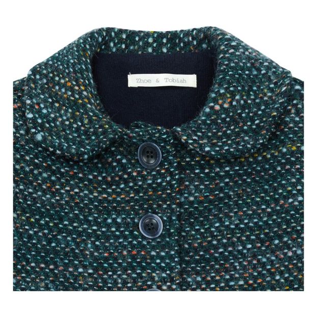 Manteau Col Claudine Moucheté-product