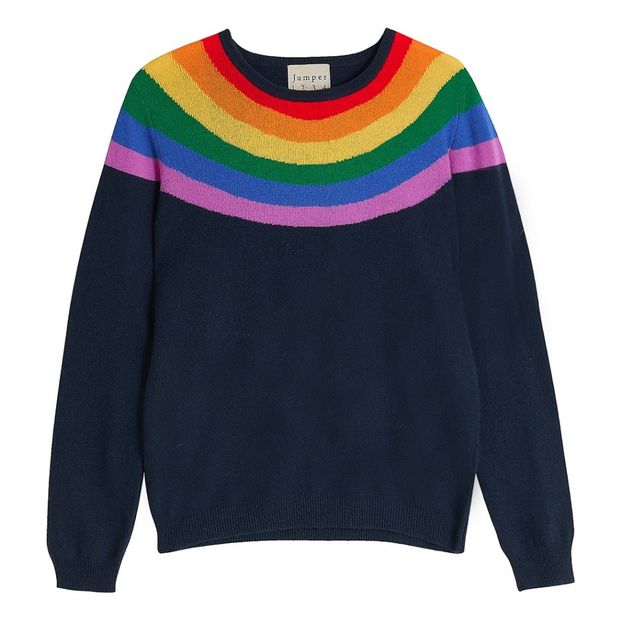 Yoke Crew Rainbow Cashmere Jumper-product