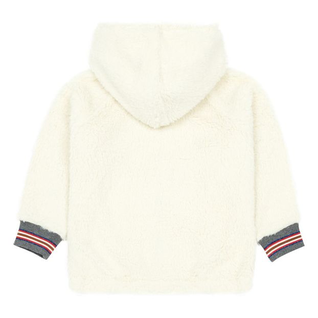 Sweat Zippé Capuche Façon Fourrure-product