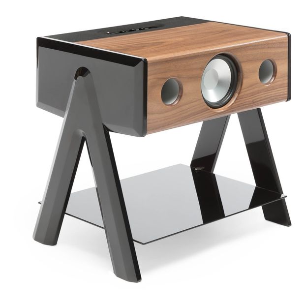 Enceinte Bluetooth Cube Woody laquée-product