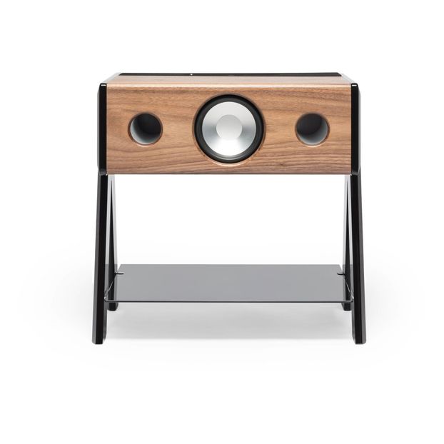 Enceinte Bluetooth Cube Woody laquée-product