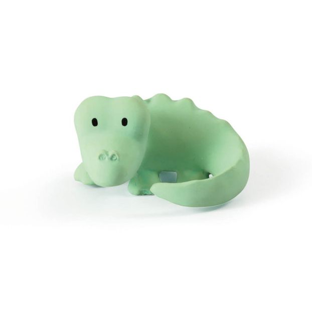 Hochet Crocodile en caoutchouc naturel-product