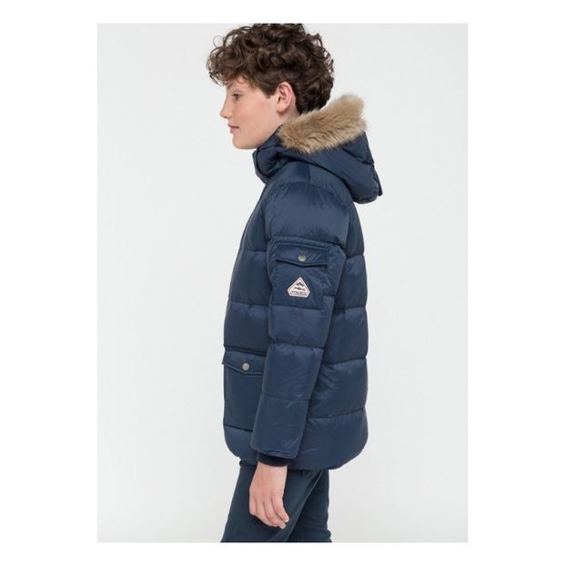 Authentic Matte Faux Fur Lined Down Jacket -product