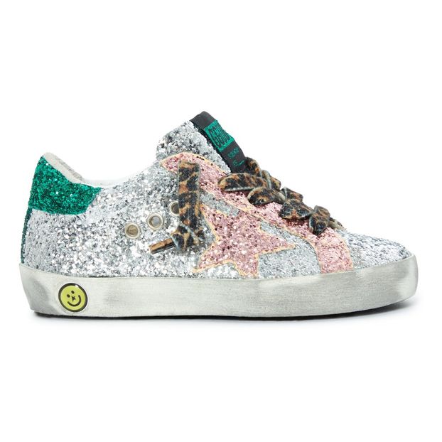 Zapatillas Lentejuelas Cordones Leopardo Superstar-product