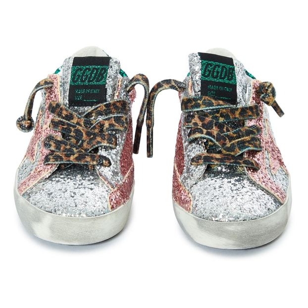 Zapatillas Lentejuelas Cordones Leopardo Superstar-product