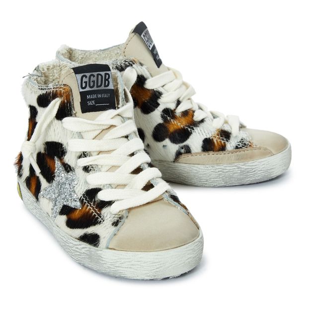 Zapatillas con Cremallera Purpurina Leopardo Francy-product