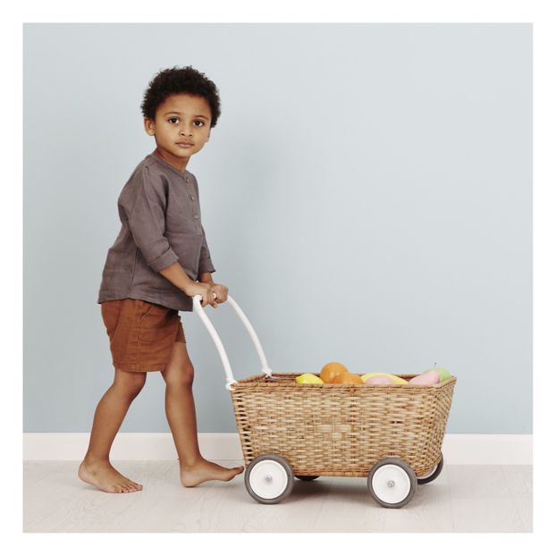 Chariot poussette en rotin-product