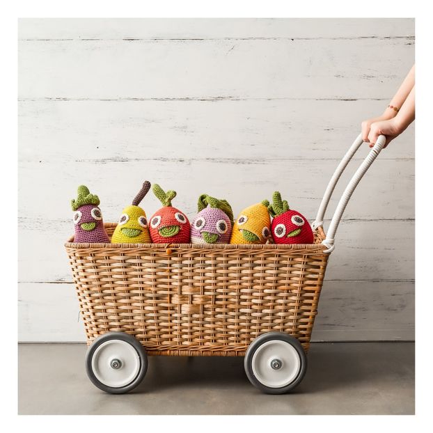 Chariot poussette en rotin-product