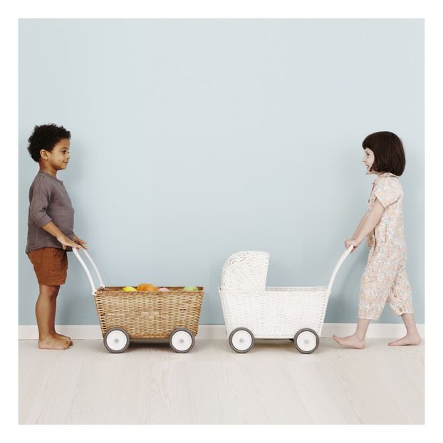 Chariot poussette en rotin-product