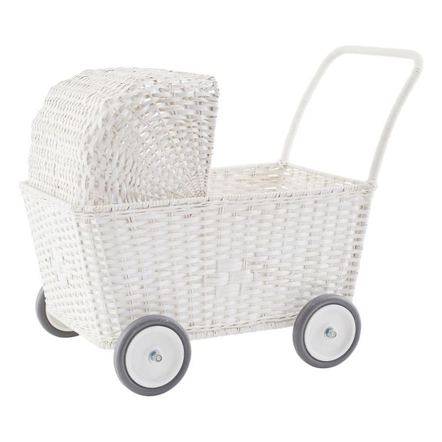 Chariot poussette en rotin-product