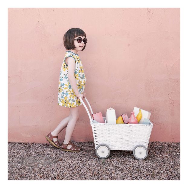 Chariot poussette en rotin-product