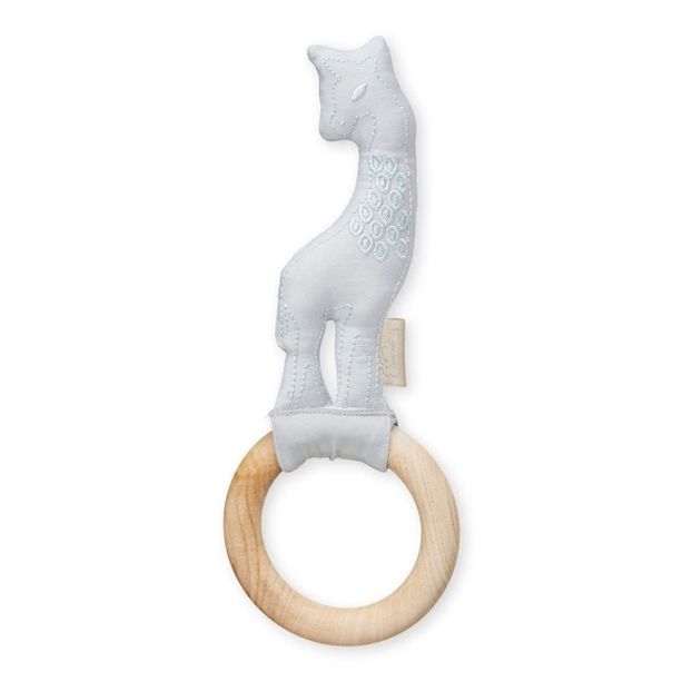 Rassel aus Holz und Bio-Baumwolle Girafe -product