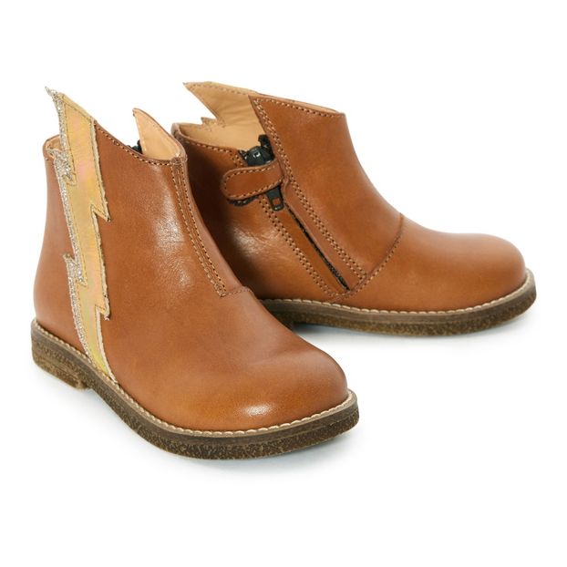 Lighting Leather Boots -product